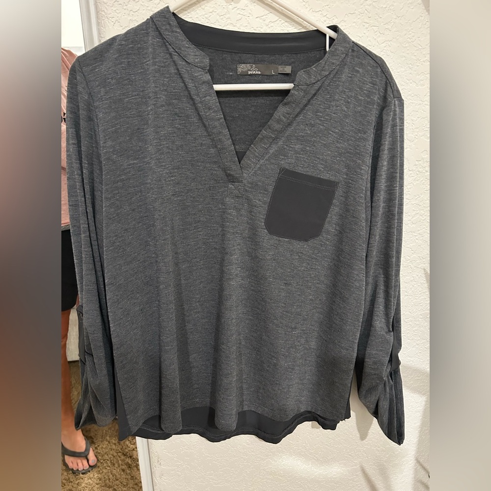 Prana 
Cute dressier shirt